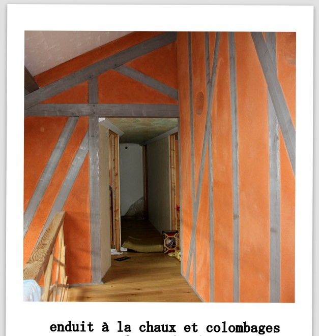 Enduit chaux et colombages