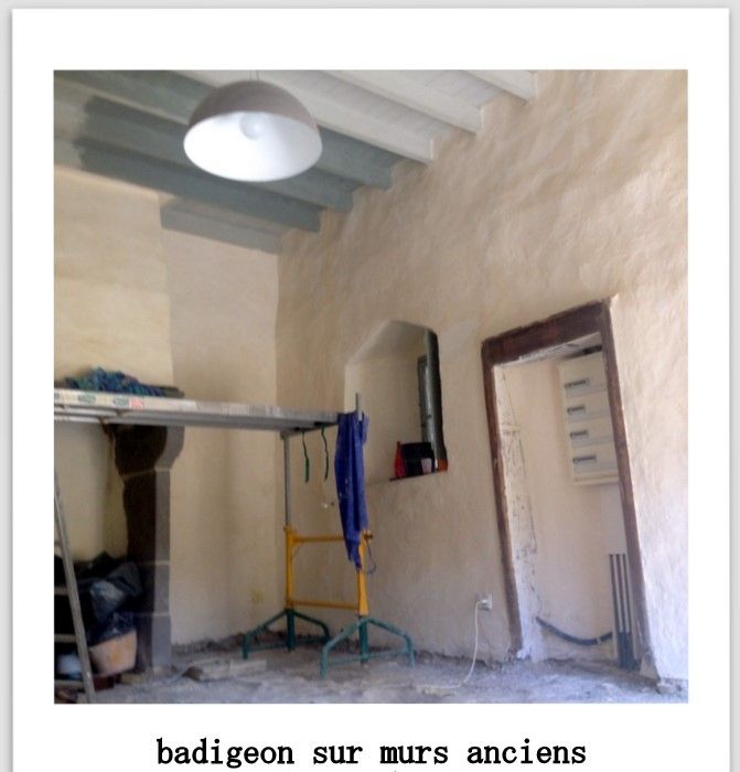 Badigeon murs anciens