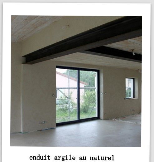 Enduit argile salon